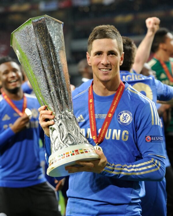 Chelsea jersey 2013 #9 F. TORRES Europa League Final LS