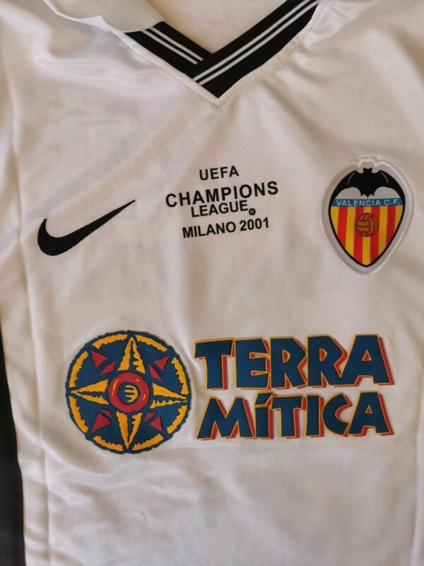 Valencia jersey 2001 #35 AIMAR Champion League Final