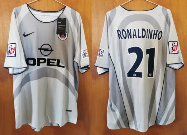 PSG Paris jersey 20001/02 #21 RONALDINHO Ligue 1