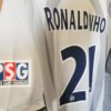 PSG Paris jersey 20001/02 #21 RONALDINHO Ligue 1