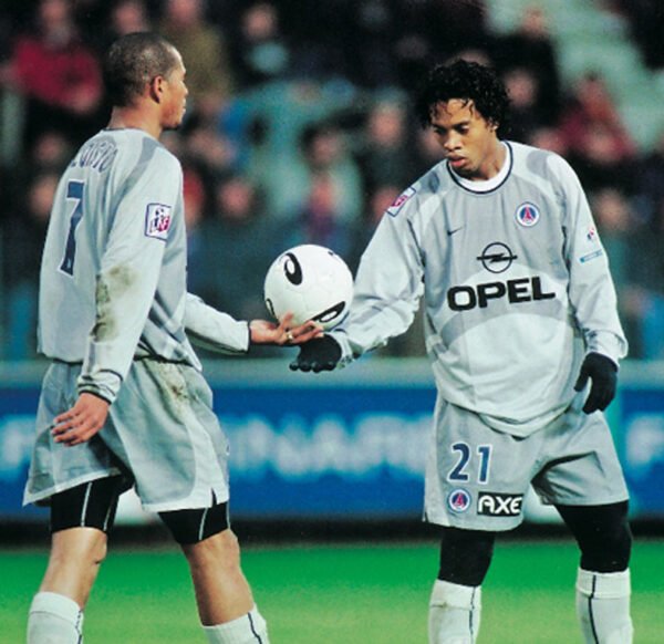 PSG Paris jersey 20001/02 #21 RONALDINHO Ligue 1