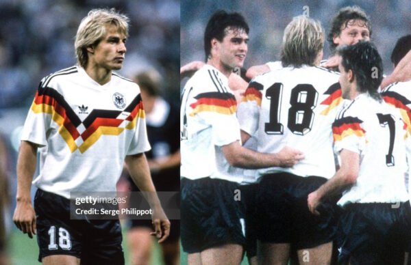 Germany jersey 1990 #18 KLINSMANN World Cup
