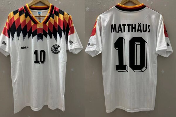 Germany jersey 1994 #10 MATTHAUS World Cup