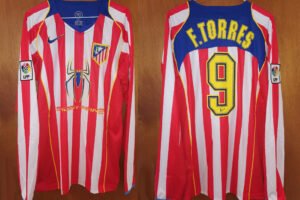 Atletico Madrid jersey 2004/05 #9 F. TORRES La Liga LS