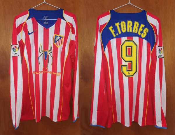 Atletico Madrid jersey 2004/05 #9 F. TORRES La Liga LS