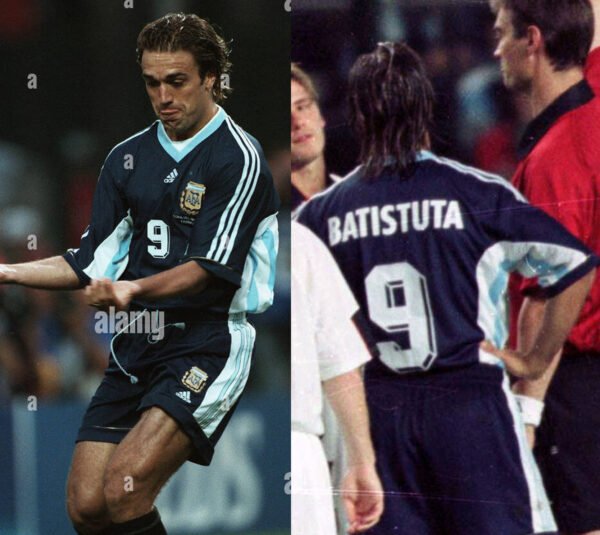 Argentina jersey 1998 #9 BATISTUTA World Cup
