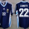 Argentina jersey 1998 #22 ZANETTI World Cup