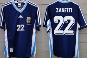 Argentina jersey 1998 #22 ZANETTI World Cup