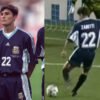 Argentina jersey 1998 #22 ZANETTI World Cup