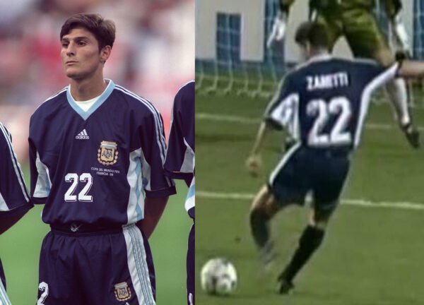 Argentina jersey 1998 #22 ZANETTI World Cup