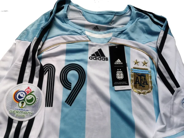 Argentina jersey 2006 #19 MESSI World Cup LS