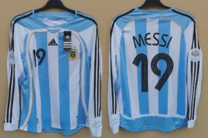Argentina jersey 2006 #19 MESSI World Cup LS