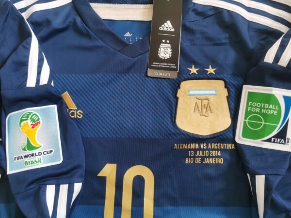 Argentina jersey 2014 #10 MESSI World Cup Final LS