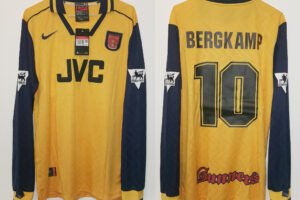 Arsenal jersey 1996/97 #10 BERGKAMP Premier League LS