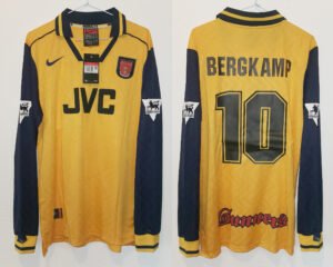 Arsenal jersey 1996/97 #10 BERGKAMP Premier League LS