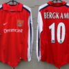 Arsenal jersey 2002/03 #10 BERGKAMP Premier League LS