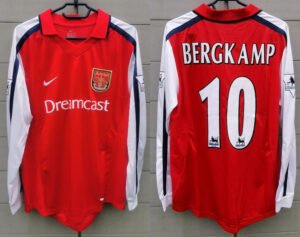 Arsenal jersey 2002/03 #10 BERGKAMP Premier League LS