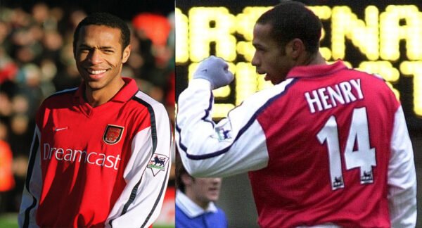 Arsenal jersey 2002/03 #14 HENRY Premier League LS