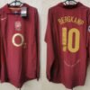Arsenal jersey 2005/06 #10 BERGKAMP Champions League LS