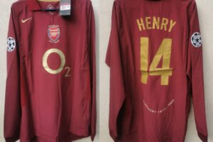 Arsenal jersey 2005/06 #14 HENRY Champions League LS