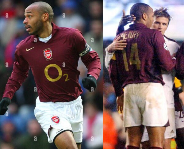 Arsenal jersey 2005/06 #14 HENRY Champions League LS