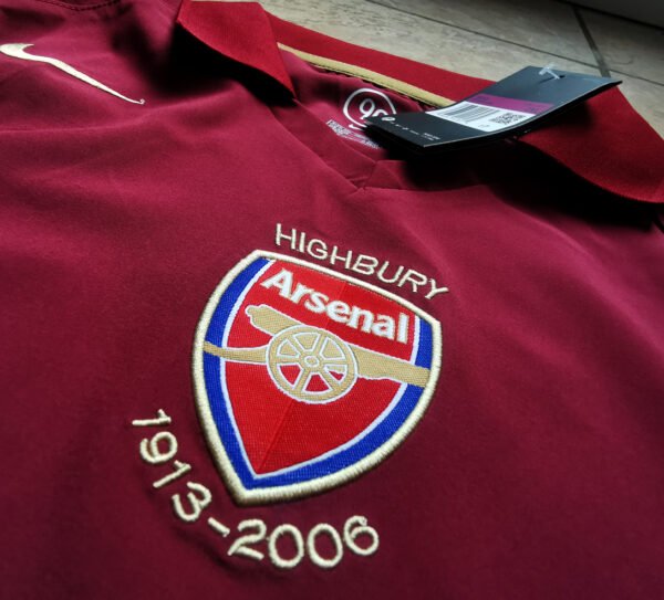Arsenal jersey 2005/06 #10 BERGKAMP Champions League LS