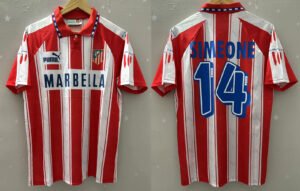 Atletico Madrid jersey 1994/95 #14 SIMEONE La Liga