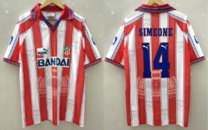 Atletico Madrid jersey 1996/97 #14 SIMEONE La Liga