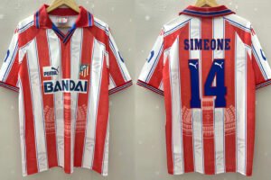 Atletico Madrid jersey 1996/97 #14 SIMEONE La Liga