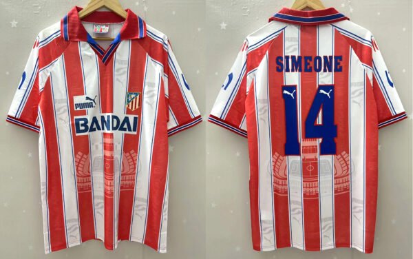 Atletico Madrid jersey 1996/97 #14 SIMEONE La Liga