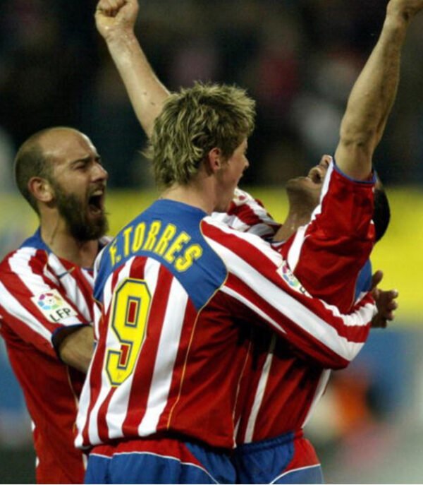 Atletico Madrid jersey 2004/05 #9 F. TORRES La Liga LS
