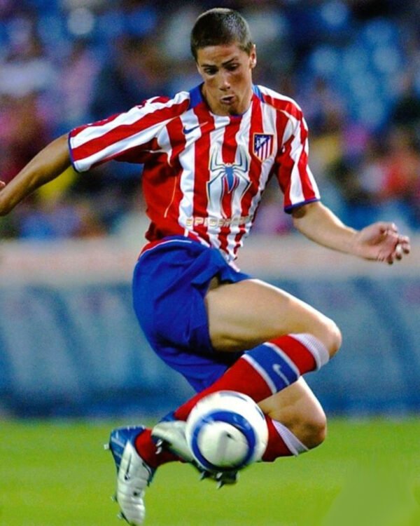 Atletico Madrid jersey 2004/05 #9 F. TORRES La Liga LS