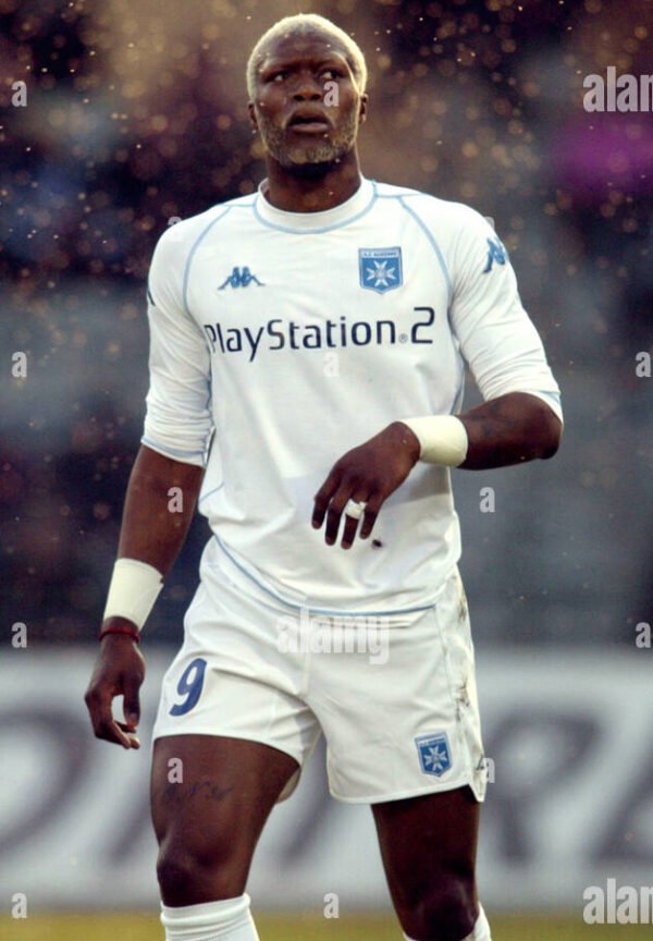Auxerre jersey 2003/04 #9 CISSE Champions League LS