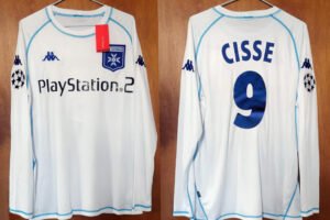 Auxerre jersey 2003/04 #9 CISSE Champions League LS
