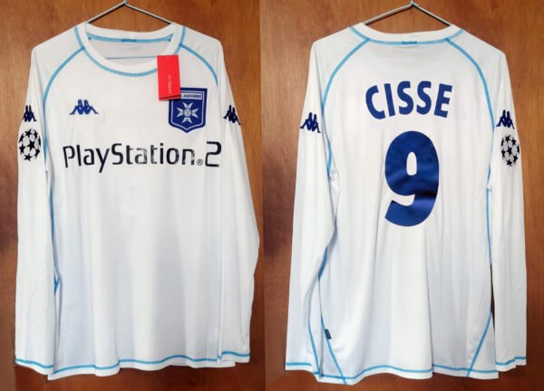 Auxerre jersey 2003/04 #9 CISSE Champions League LS