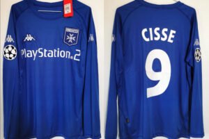Auxerre jersey 2003/04 #9 CISSE Champions League LS