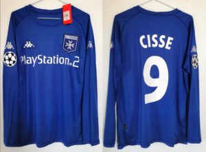 Auxerre jersey 2003/04 #9 CISSE Champions League LS