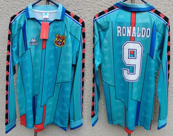 FC Barcelona jersey 1996/97 #9 RONALDO La Liga LS