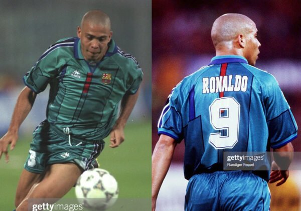 FC Barcelona jersey 1996/97 #9 RONALDO La Liga LS