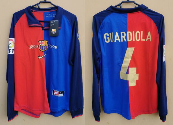 FC Barcelona jersey 1999/00 #4 GUARDIOLA Century LS
