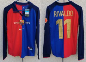 FC Barcelona jersey 1999/00 #11 RIVALDO Century LS
