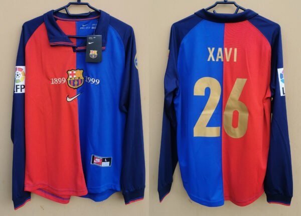 FC Barcelona jersey 1999/00 #26 XAVI Century LS
