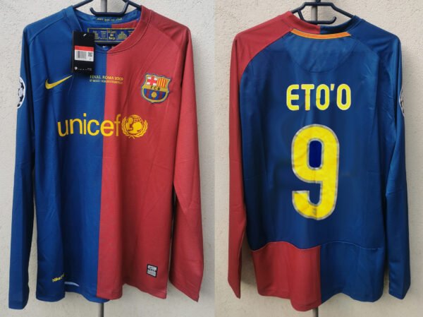 FC Barcelona jersey 2009 #9 ETO'O Final Champions League LS