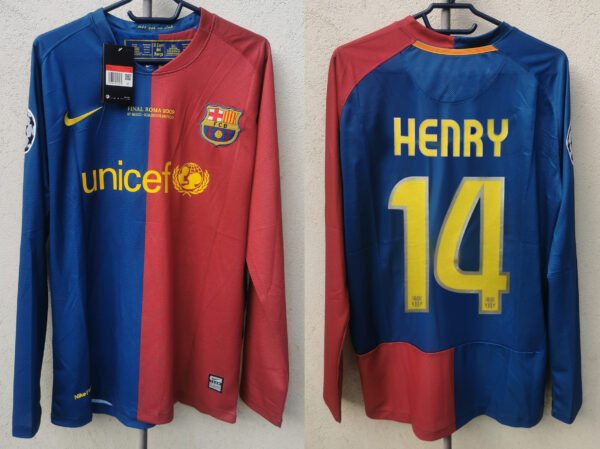 FC Barcelona jersey 2009 #14 HENRY Final Champions League LS