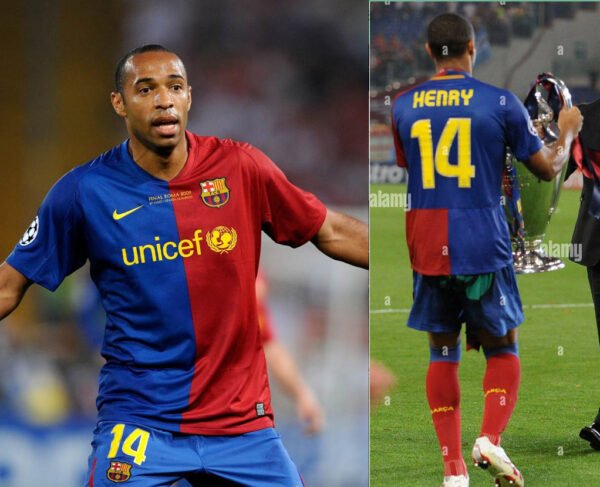 FC Barcelona jersey 2009 #14 HENRY Champions League Final LS