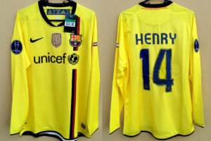 FC Barcelona jersey 2009/10 #14 HENRY Champions League LS
