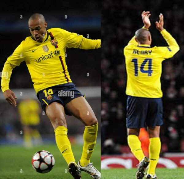 FC Barcelona jersey 2009/10 #14 HENRY Champions League LS