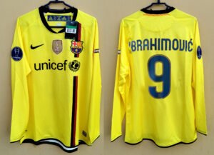 FC Barcelona jersey 2009/10 #9 IBRAHIMOVICH Champions League LS