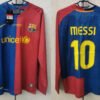 FC Barcelona Jersey 2009 Messi Champions League Final LS Details
