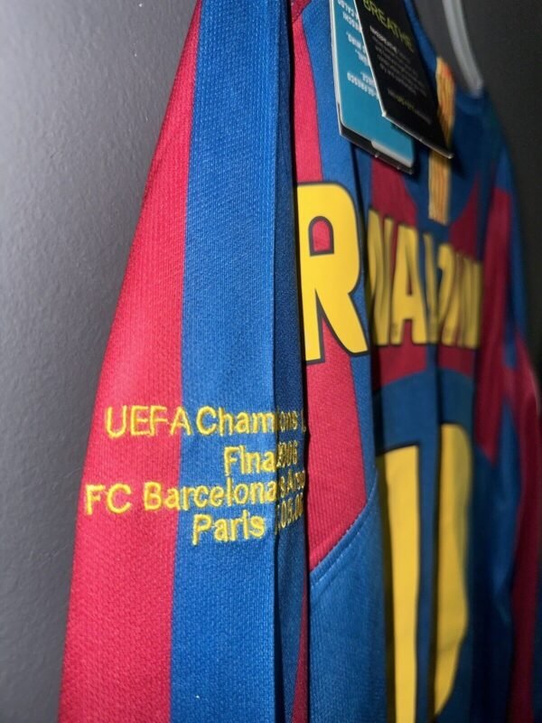 FC Barcelona jersey 2005 #10 RONALDINHO Final Champions League